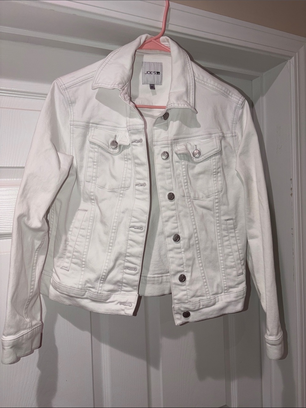 Joe's Jeans White Women's Denim Jacket Size XS